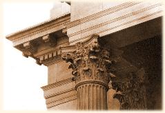 Corinthian capitals adorn the Idaho State Capitol